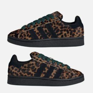 Adidas Campus 00s Womens Cheetah Print Black Brown Fur OG "FAST SHIP"
